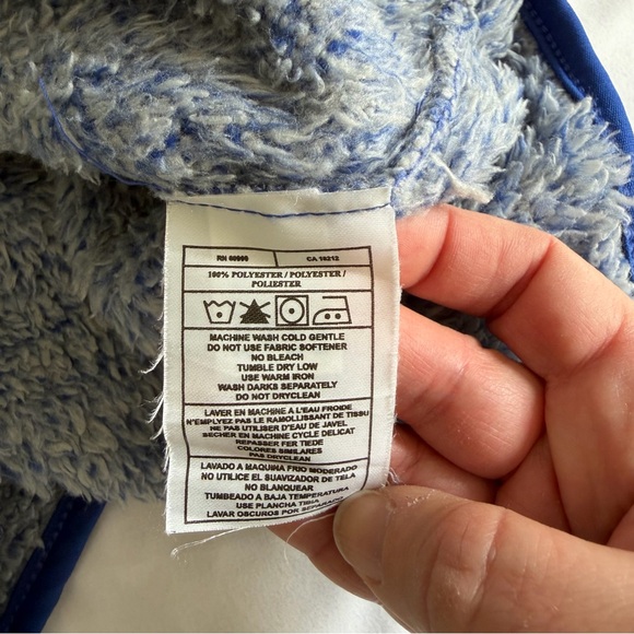 New York Rangers Hockey Cozy 1/4 Button Pullover Fleece Sweatshirt Sherpa - Picture 11 of 14